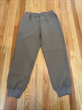 Wilfred Taupe Olive Drawstring Joggers